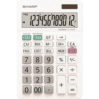 SHARP EL-334W Tischrechner weiß von Sharp