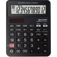 SHARP EL-CC12D Taschenrechner schwarz SHARP EL-CC12D Taschenrechner schwarz von Sharp