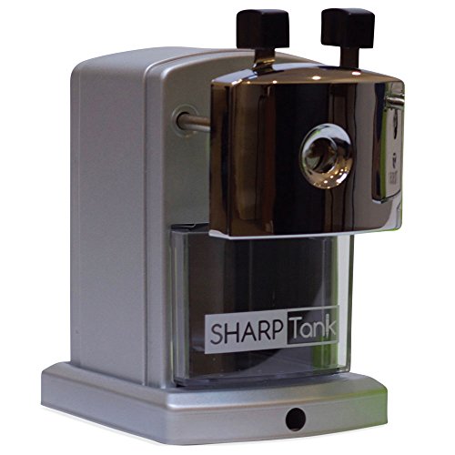 sharptank – Die perfekte Anspitzer für Gebrauch im Klassenzimmer metallic silver von SharpTank