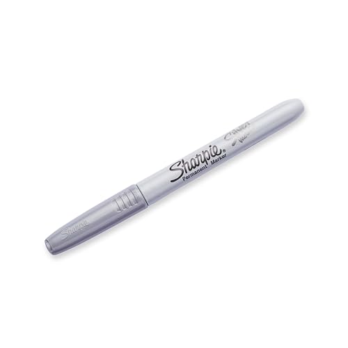 Sharpie Br&s 39013 Permanentmarker, feine Spitze, ungiftig, Metallic-Silber Sharpie Br&s 39013 Permanentmarker, feine Spitze, ungiftig, Metallic-Silber von Sharpie