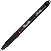 Sharpie S-GEL Gelschreiber schwarz, Schreibfarbe: rot, 1 St. von Sharpie