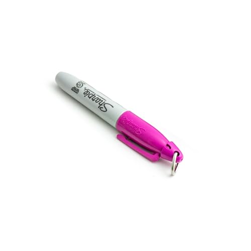 Sharpie Mini-Permanentmarker, feine Spitze, Taschenformat mit Schlüsselanhänger, Rosa, Magenta, 1 Stück Sharpie Mini-Permanentmarker, feine Spitze, Taschenformat mit Schlüsselanhänger, Rosa, Magenta, 1 Stück von Sharpie