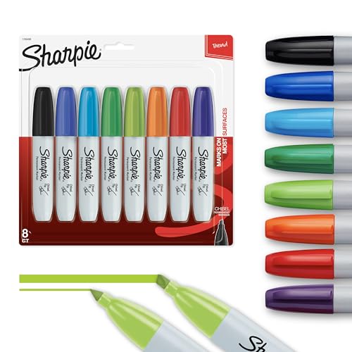 Sharpie Permanentmarker Meißelspitze 8 Classic Colors Sharpie Permanentmarker Meißelspitze 8 Classic Colors von Sharpie
