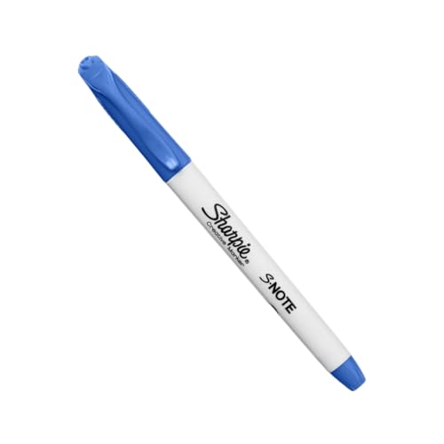 Sharpie S‑Note Creative Marker – Textmarker, Keilspitze, Indigoblaue Tinte, Pastellmarker auf Wasserbasis, Dual-End zum Hervorheben, Zeichnen, Journaling und mehr, Einzelzählung Sharpie S‑Note Creative Marker – Textmarker, Keilspitze, Indigoblaue Tinte, Pastellmarker auf Wasserbasis, Dual-End zum Hervorheben, Zeichnen, Journaling und mehr, Einzelzählung von Sharpie