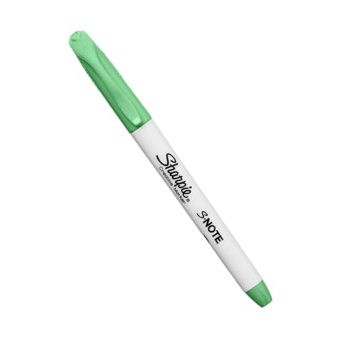 Sharpie S‑Note Creative Marker – Textmarker, Keilspitze, Meeresgrüne Tinte, Pastellmarker auf Wasserbasis, Dual-End zum Hervorheben, Zeichnen, Journaling und mehr, Einzelzählung Sharpie S‑Note Creative Marker – Textmarker, Keilspitze, Meeresgrüne Tinte, Pastellmarker auf Wasserbasis, Dual-End zum Hervorheben, Zeichnen, Journaling und mehr, Einzelzählung von Sharpie