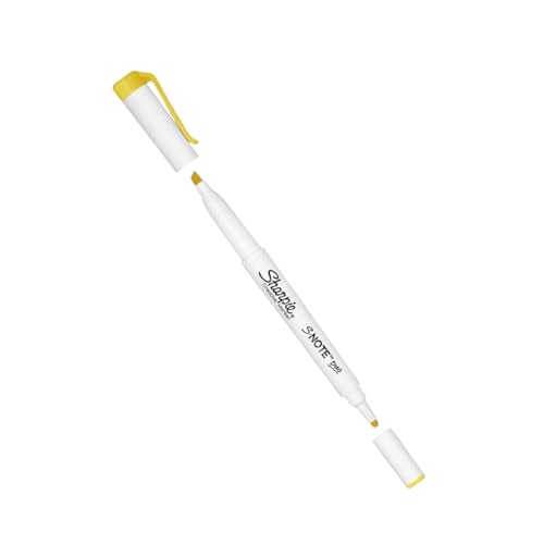 Sharpie S-Note Duo Textmarker, DAFFODIL Tinte, doppelseitiger kreativer Marker, auf Wasserbasis, Rund- und Keilspitze zum Hervorheben, Zeichnen, Journaling und mehr, 1 Stück Sharpie S-Note Duo Textmarker, DAFFODIL Tinte, doppelseitiger kreativer Marker, auf Wasserbasis, Rund- und Keilspitze zum Hervorheben, Zeichnen, Journaling und mehr, 1 Stück von Sharpie