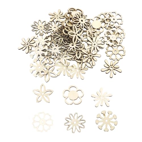 100 Stück unlackierte Holzscheiben, unlackierte Holzspäne, Gemischte Holz Stücke, handgefertigte Holzverzierungen Dekoration für DIY Scrapbooking Karten Herstellung, Verzierungen zum Basteln 100 Stück unlackierte Holzscheiben, unlackierte Holzspäne, Gemischte Holz Stücke, handgefertigte Holzverzierungen Dekoration für DIY Scrapbooking Karten Herstellung, Verzierungen zum Basteln von Sharplace