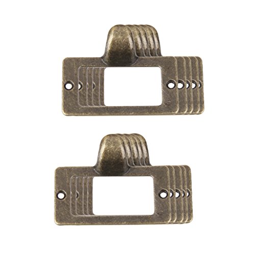 10er-Set Aktenschrank Kartenrahmen Etikettenhalter Halter Etikett Rahmen 10er-Set Aktenschrank Kartenrahmen Etikettenhalter Halter Etikett Rahmen von Sharplace