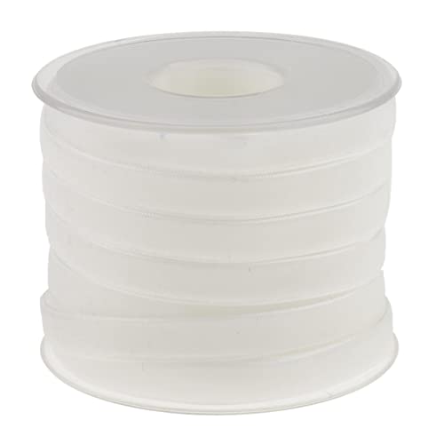 Sharplace 20 Meter Samtband 10mm Samt Schleifenband Schmuckband Geschenkband Geschenkverpackung Deko, Zierband Zierborte Borte Band für Hochzeit Party Valentinstag Geburtstag Geschenke, Weiß Sharplace 20 Meter Samtband 10mm Samt Schleifenband Schmuckband Geschenkband Geschenkverpackung Deko, Zierband Zierborte Borte Band für Hochzeit Party Valentinstag Geburtstag Geschenke, Weiß von Sharplace