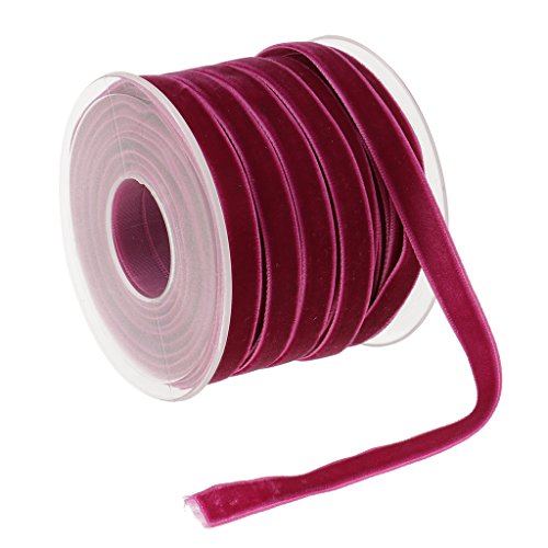 Sharplace 20 Meter Samtband 10mm Samt Schleifenband Schmuckband Geschenkband Geschenkverpackung Deko, Zierband Zierborte Borte Band für Hochzeit Party Valentinstag Geburtstag Geschenke, Fuchsie Sharplace 20 Meter Samtband 10mm Samt Schleifenband Schmuckband Geschenkband Geschenkverpackung Deko, Zierband Zierborte Borte Band für Hochzeit Party Valentinstag Geburtstag Geschenke, Fuchsie von Sharplace