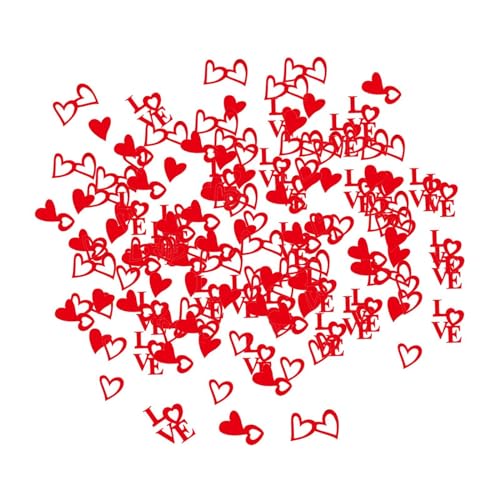 200x Valentinstag-Konfetti, Tischkonfetti, Herz-Valentinskonfetti für Valentinstag, Verlobung, Jubiläumsfeiern von Sharplace