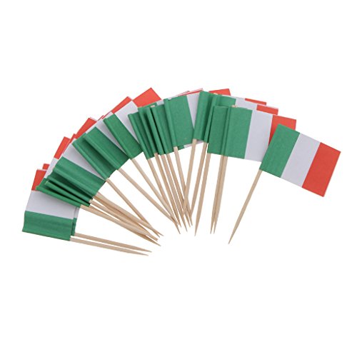 50 Packung Flagge Party Cupcake Picks Abendessen Zahnstocher Kuchen Topper Dekoration für Party und Geburtstag, Italien 50 Packung Flagge Party Cupcake Picks Abendessen Zahnstocher Kuchen Topper Dekoration für Party und Geburtstag, Italien von Sharplace