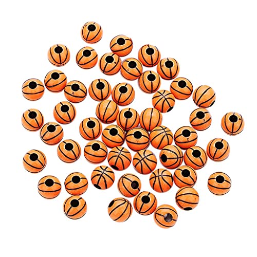 Sharplace 50 Stücke Basketball Spacer lose Perlen Bastelperlen Dekoperlen Zwischenperlen für Schmuckherstellung Sharplace 50 Stücke Basketball Spacer lose Perlen Bastelperlen Dekoperlen Zwischenperlen für Schmuckherstellung von Sharplace