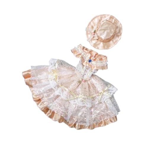 Sharplace 1/3 BJD Dull Princess Kleid OUTIFIT Educational for Kids Geschenkfoto Requisiten Fashion Doll Kleidung Kleid für 60 cm Puppen, Rosa von Sharplace