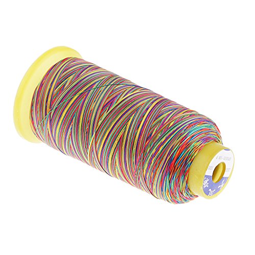Sharplace 1 Spule 150d Starke Regenbogen Nähgarn, Polyester Nähmaschinengarn, #7, 1200 Meter Sharplace 1 Spule 150d Starke Regenbogen Nähgarn, Polyester Nähmaschinengarn, #7, 1200 Meter von Sharplace