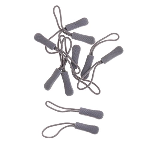 Sharplace 10 Reißverschlußanhänger Pull Zipper Outdoor Sport Ersatz Reißverschluss Verlängerung Anhänger, Grau Sharplace 10 Reißverschlußanhänger Pull Zipper Outdoor Sport Ersatz Reißverschluss Verlängerung Anhänger, Grau von Sharplace