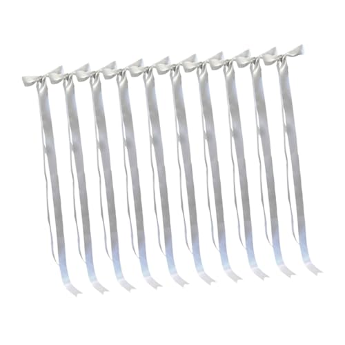 Sharplace 10 Stück Satin-Stuhlschleifen für Hochzeiten, Gangdekoration, Rückenbänder, Drapierungsbänder, Schleifen für Zuhause, drinnen, Weihnachtsempfang, von Sharplace