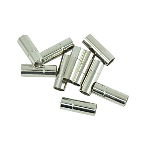 Sharplace 10 Stücke DIY Magnetische Verschluss für Armband, Halskette Schmuck Herstellung - 6mm von Sharplace