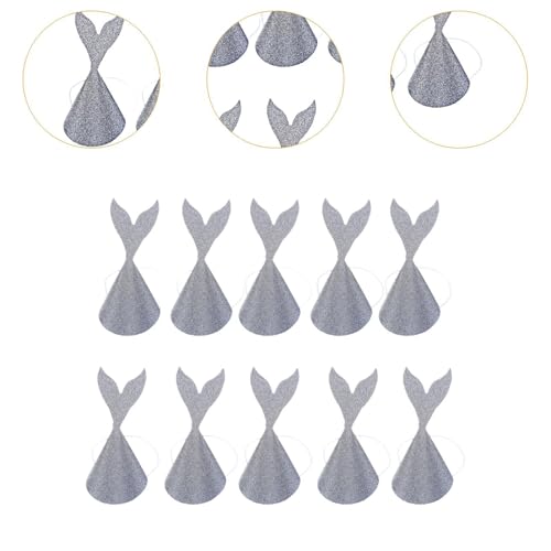 Sharplace 10x Meerjungfrau Geburtstag Hüte Mädchen Kinder Erwachsene Party Hüte Stirnband für Feierveranstaltungen Babyparty Dance Dekor, Silber Sharplace 10x Meerjungfrau Geburtstag Hüte Mädchen Kinder Erwachsene Party Hüte Stirnband für Feierveranstaltungen Babyparty Dance Dekor, Silber von Sharplace