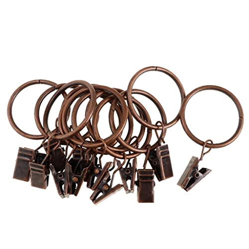 Sharplace 12 Beschichtete Vorhänge Vorhänge mit Clips, 25 Mm / 32 Mm Durchmesser, Kupfer 25mm Sharplace 12 Beschichtete Vorhänge Vorhänge mit Clips, 25 Mm / 32 Mm Durchmesser, Kupfer 25mm von Sharplace