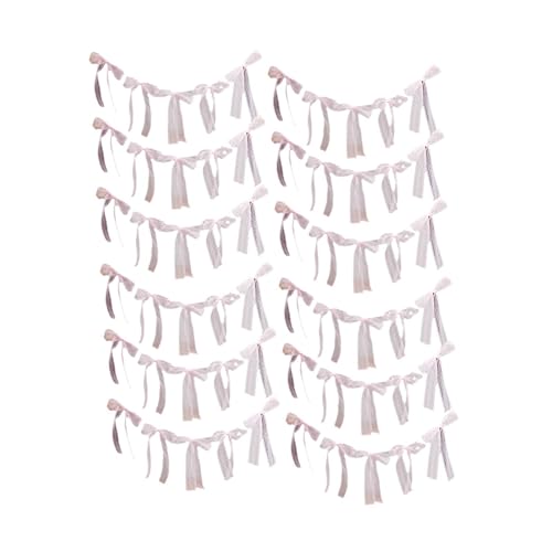 Sharplace 12 Pcs Hängende Schleife Girlande Party Dekorationen für Frauen Mädchen Geburtstag, Rosa Spitze Sharplace 12 Pcs Hängende Schleife Girlande Party Dekorationen für Frauen Mädchen Geburtstag, Rosa Spitze von Sharplace