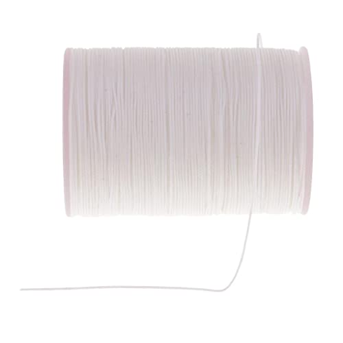 Sharplace 130 Meter Runde Wachsband Wachsschnur Perlenschnur Polyester gewachst 0,5mm Farbe Auswahl, Weiß Sharplace 130 Meter Runde Wachsband Wachsschnur Perlenschnur Polyester gewachst 0,5mm Farbe Auswahl, Weiß von Sharplace