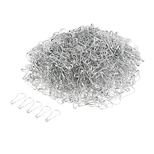 Sharplace 21mm Calabash Safety Fastener DIY Gourd Birnenform Sicherheitsnadel, Silber, 1000stk von Sharplace