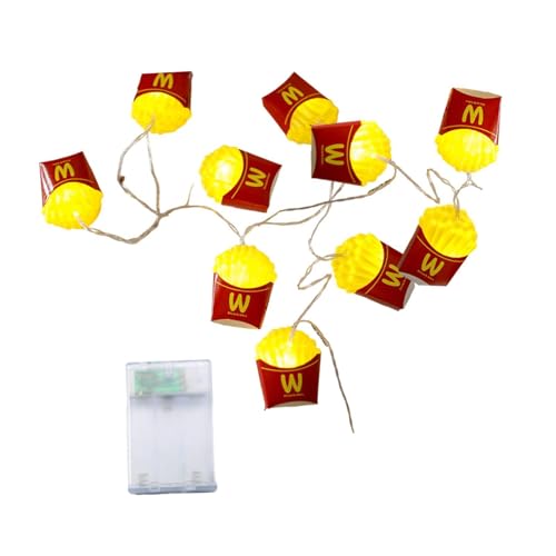 Sharplace 2M 10 LEDs Beleuchtung Weihnachtslicht für Geburtstag Jahrestag Kinderzimmer Hochzeitsdekorationen, Fritten von Sharplace