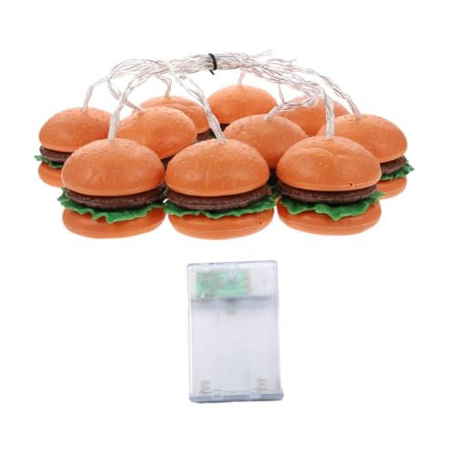 Sharplace 2M 10 LEDs Beleuchtung Weihnachtslicht für Geburtstag Jahrestag Kinderzimmer Hochzeitsdekorationen, Hamburger von Sharplace