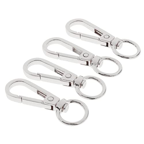Sharplace 4 Stück karabinerhaken schlüsselanhänger Schwenker Hummer Haken - Silber2, 12mm dick Sharplace 4 Stück karabinerhaken schlüsselanhänger Schwenker Hummer Haken - Silber2, 12mm dick von Sharplace