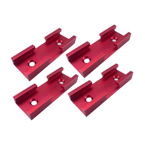 Sharplace 4 Stücke Holzbearbeitung T -Tracks Double Cut Profile Tracks Universal T Slot Intersection Slot für Bohrer Drücken Sie Tisch DIY -Leuchten, Rot Sharplace 4 Stücke Holzbearbeitung T -Tracks Double Cut Profile Tracks Universal T Slot Intersection Slot für Bohrer Drücken Sie Tisch DIY -Leuchten, Rot von Sharplace