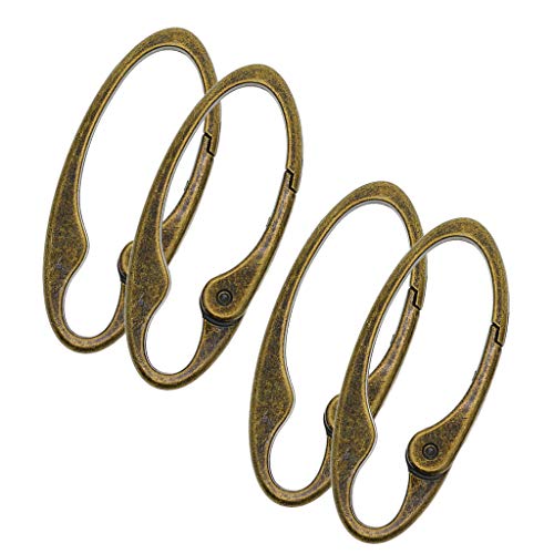 Sharplace 4 pcs Vintage Bronze Oval Frühling Karabinerhaken Karabiner Clips Machen Sharplace 4 pcs Vintage Bronze Oval Frühling Karabinerhaken Karabiner Clips Machen von Sharplace