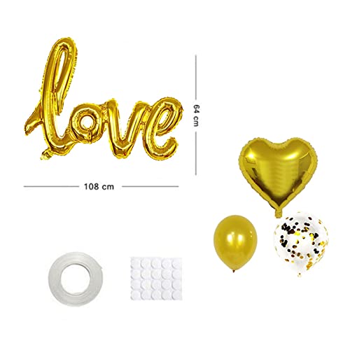 Sharplace 4x Geburtstagsparty Dekoration Ballons Kit von Sharplace