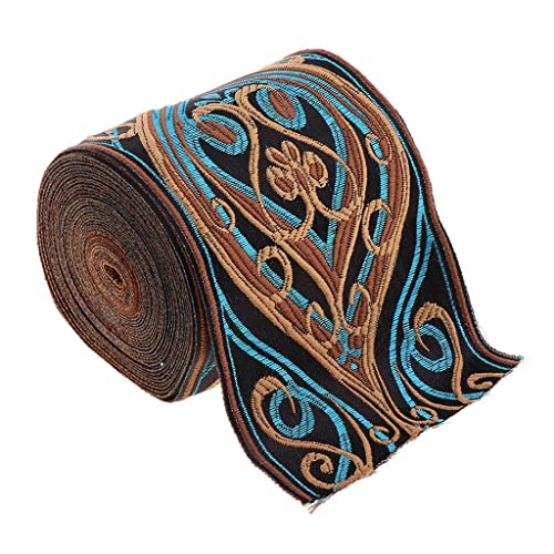 Sharplace 5m Jacquard Web Stoffbänder Bordüre aus Polyester für DIY Bastelarbeiten, Breite, 8 cm Sharplace 5m Jacquard Web Stoffbänder Bordüre aus Polyester für DIY Bastelarbeiten, Breite, 8 cm von Sharplace