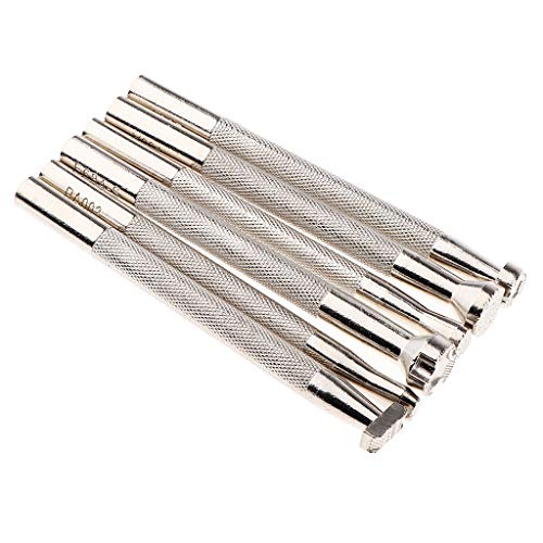 Sharplace 6 STK. Edelstahl Punziereisen Punzierstempel Prägestempel Präge Stempel Werkzeug für Leder Sharplace 6 STK. Edelstahl Punziereisen Punzierstempel Prägestempel Präge Stempel Werkzeug für Leder von Sharplace