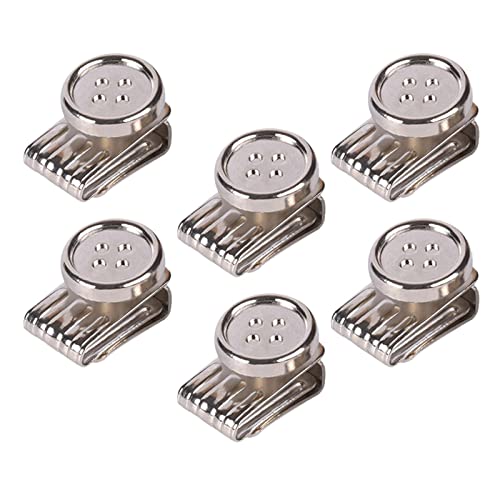 Sharplace 6 Stück Clip-On-Knöpfe für die Gesichtsbedeckung Verstellbarer beweglicher Metallknopf-Extender für Strickmütze, Stirnband Haarband Ohrbügel-Zubehör - Silber Sharplace 6 Stück Clip-On-Knöpfe für die Gesichtsbedeckung Verstellbarer beweglicher Metallknopf-Extender für Strickmütze, Stirnband Haarband Ohrbügel-Zubehör - Silber von Sharplace