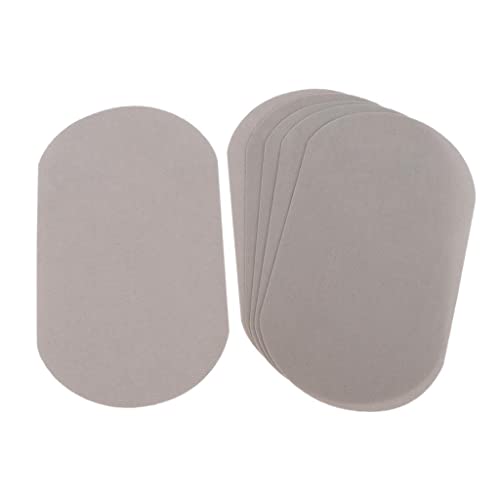 Sharplace 6pcs Samt Ellbogen- und Knieflicken zum Aufnähen oder Aufbügeln, ovale Flicken für Ellenbogen und Knie Applikation, Grau Sharplace 6pcs Samt Ellbogen- und Knieflicken zum Aufnähen oder Aufbügeln, ovale Flicken für Ellenbogen und Knie Applikation, Grau von Sharplace