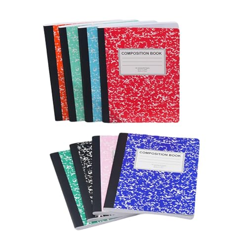 Sharplace 8 x B5-Notizbuch, Notizblock, schönes Notizbuch, einzigartiges dickes Papier, Hardcover zum Schreiben von Notizen, Büro, Studium, Studenten, Mehrfarbig von Sharplace