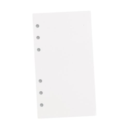 Sharplace A6-Nachfüllpapier, 6-Loch-Ordner-Nachfüllungen, loses Blatt-Nachfüllpapier, Journaleinlagen für persönliche Planer, Tagebücher, Klasse A6-Ordner, Leer von Sharplace