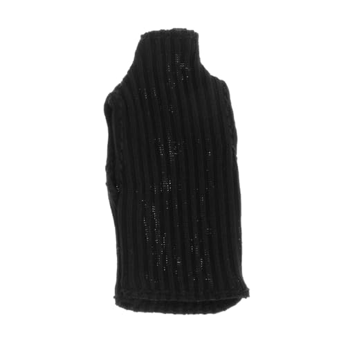 Sharplace Ärmellose Weste im Maßstab 1/12 im Miniaturformat, Mini-Rollkragen-Tanktop, lässige Weste für 6-Zoll-weibliche BJD-Puppenkörper-Accessoires , Schwarz Sharplace Ärmellose Weste im Maßstab 1/12 im Miniaturformat, Mini-Rollkragen-Tanktop, lässige Weste für 6-Zoll-weibliche BJD-Puppenkörper-Accessoires , Schwarz von Sharplace