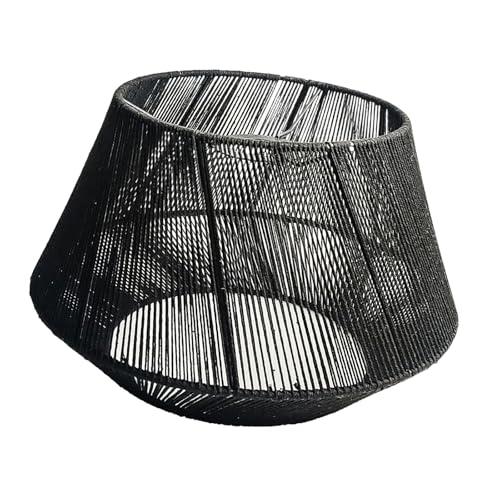 Sharplace Anhänger Leichter Schatten Ersatz Beleuchtung Zubehör dekorative stilvolle gewebte Deckenleuchte Lampenlampe Lampenabdeckung für Schlafzimmer von Sharplace