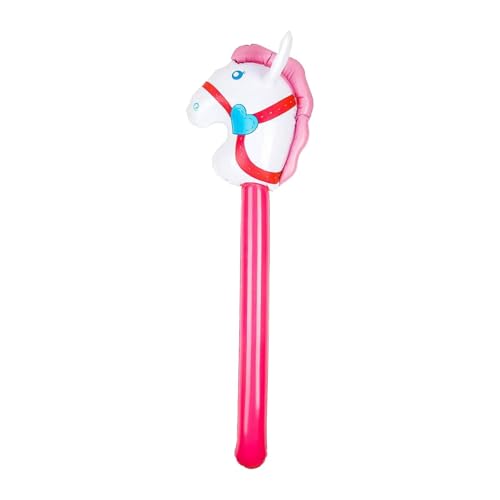Sharplace Aufblasbares Steckenpferd, schöner Pferdekopf-Stabballon, aufblasbarer Steckenballon, Steckenpferd für Kinder, Cowboy, Cowgirl, Party, Rosa Sharplace Aufblasbares Steckenpferd, schöner Pferdekopf-Stabballon, aufblasbarer Steckenballon, Steckenpferd für Kinder, Cowboy, Cowgirl, Party, Rosa von Sharplace