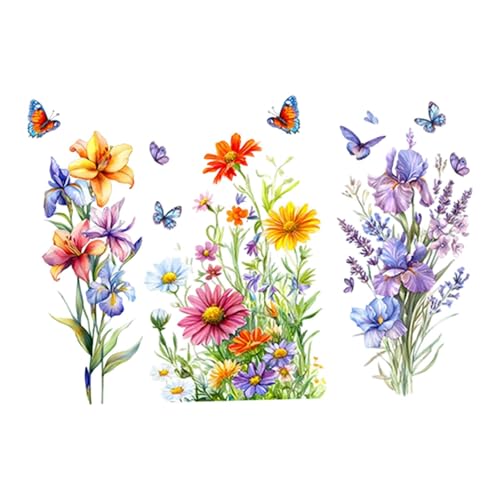 Sharplace Blume Schmetterling Wandaufkleber Aufkleber PVC Tapeten Dekoration Wandkunst Kunst für Büro Badezimmer Schlafzimmer Toilette Sharplace Blume Schmetterling Wandaufkleber Aufkleber PVC Tapeten Dekoration Wandkunst Kunst für Büro Badezimmer Schlafzimmer Toilette von Sharplace