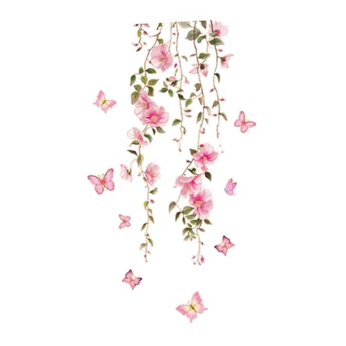 Sharplace Blumenrebe Wandaufkleber Dekorative DIY PVC Zuverlässige Schale und für Wohnzimmer Schlafzimmer Kindergäste Badezimmer Sharplace Blumenrebe Wandaufkleber Dekorative DIY PVC Zuverlässige Schale und für Wohnzimmer Schlafzimmer Kindergäste Badezimmer von Sharplace