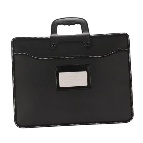 Sharplace Business -Aktentasche Dokumente Aufbewahrungstasche Handtasche Wasserbeständiges Büro mit Händler für Heimreise mit Reißverschlussdatei -Tragetasche von Sharplace