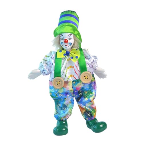 Sharplace Clownpuppe, Kinderspielzeug, 25 cm, Tischdekoration, Kunsthandwerk, Harlekinpuppe, Clownfigur für Geburtstagsgeschenke, Valentinstagsgeschenk, Sharplace Clownpuppe, Kinderspielzeug, 25 cm, Tischdekoration, Kunsthandwerk, Harlekinpuppe, Clownfigur für Geburtstagsgeschenke, Valentinstagsgeschenk, von Sharplace