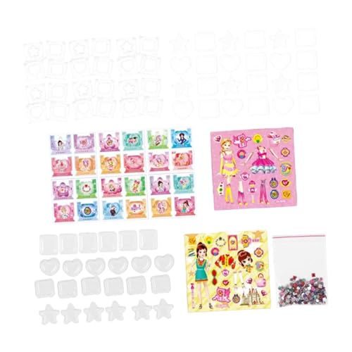 Sharplace DIY-Aufkleberzubehör, 3D-Aufkleberzubehör, Cartoon mit Anziehaufklebern, Schmuckherstellungsset für Kleinkinder, Kinder, Geburtstagsgeschenke Sharplace DIY-Aufkleberzubehör, 3D-Aufkleberzubehör, Cartoon mit Anziehaufklebern, Schmuckherstellungsset für Kleinkinder, Kinder, Geburtstagsgeschenke von Sharplace