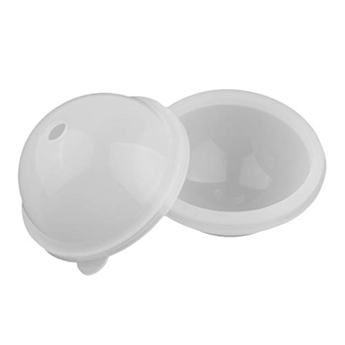 Sharplace DIY Kugel Runde Silikonform für Resin Epoxy Schmuckherstellung Kerzenwachs gemachte Seife DIY, Weiß, 90 mm Sharplace DIY Kugel Runde Silikonform für Resin Epoxy Schmuckherstellung Kerzenwachs gemachte Seife DIY, Weiß, 90 mm von Sharplace