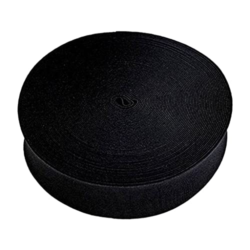 Sharplace Flaches breites Gummiband 4cm breit, Gummilitze Hosengummi Gummiband Elastisches Band Elastische Gummi Bänder für schneidern und (17,5 m), Schwarz von Sharplace