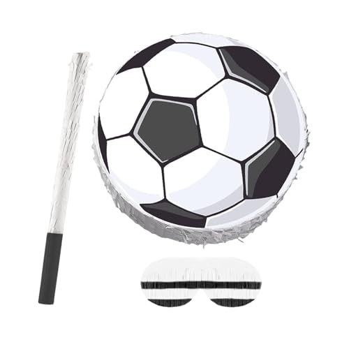Sharplace Fußball-Piñata, Kinderparty-Aktivität, Augenmaske, Zubehör, Kindergeburtstagsparty- für Wissenschaft, Brautparty, Schule Sharplace Fußball-Piñata, Kinderparty-Aktivität, Augenmaske, Zubehör, Kindergeburtstagsparty- für Wissenschaft, Brautparty, Schule von Sharplace